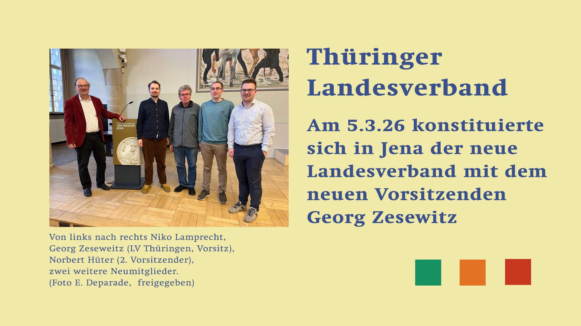 Thüringen hat wieder einen Landesverband